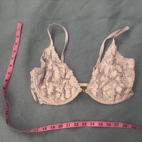 Free peoples intimates | 3 pc. Pink lace set (2 bra-34d, one thong-med); NWOT - Picture 3 of 16